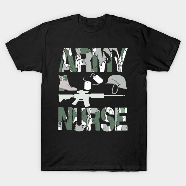 army nurse T-Shirt by Darwish